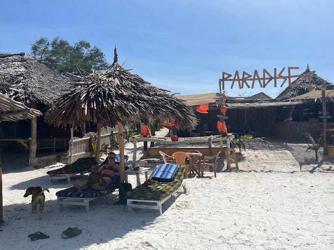 Paradise beach bar and restaurant