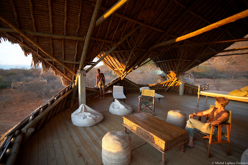 Ithumba camp inTsavo East National Park. The camp is run by the Sheldrick Wildlife Trust and used exclusively by the people adopting an orphan elephant.